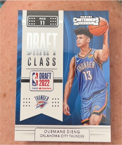 2022-23 Panini Contenders Draft Class #22 Ousmane Dieng — front