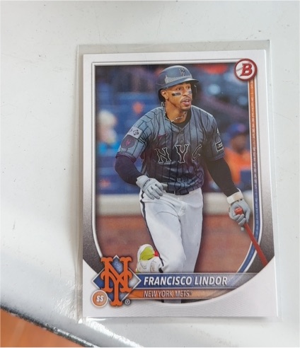 2025 Bowman #86 Francisco Lindor — front