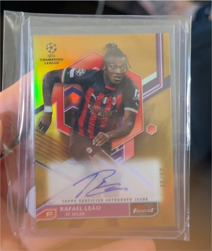 2023 Topps Finest #91 Rafael Leão — front