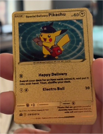 2021 Pokémon SWSH #SWSH074 Special Delivery Pikachu — front