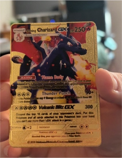 2019 Pokemon Shining Charizard GX — front