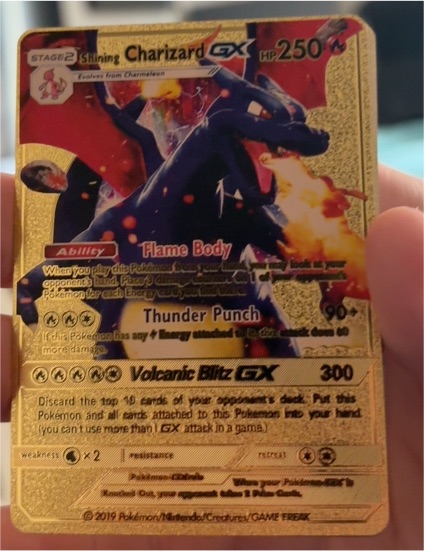 2019 Pokemon Shining Charizard GX — front