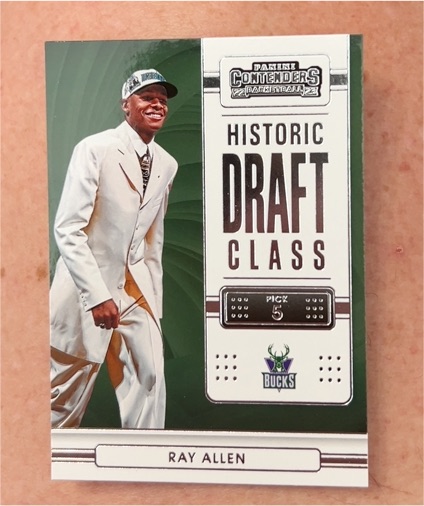 2022-23 Panini Contenders Historic Draft Class #9 Ray Allen — front