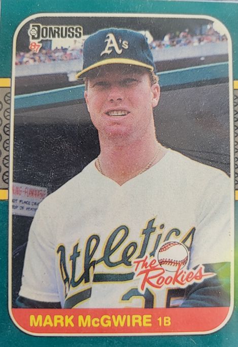 1987 Donruss The Rookies #1 Mark McGwire — front