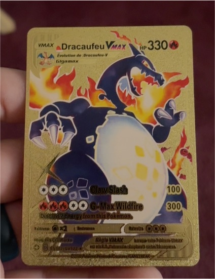 2021 Pokémon Shining Fates #SV107 Dracaufeu VMAX — front