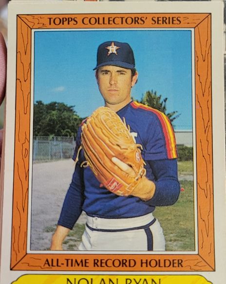 1985 Topps Woolworth All-Time Record Holders #32 Nolan Ryan — front
