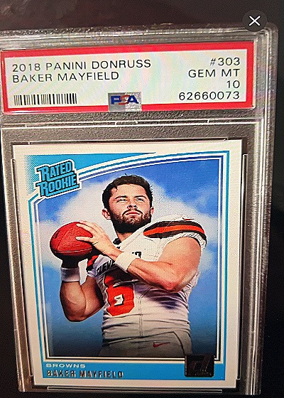 2018 Panini Donruss #303 Baker Mayfield — front