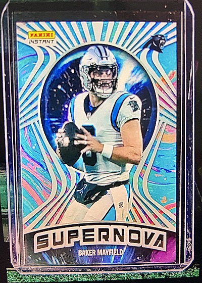 2022 Panini Instant NFL Supernova #S-5 Baker Mayfield — front