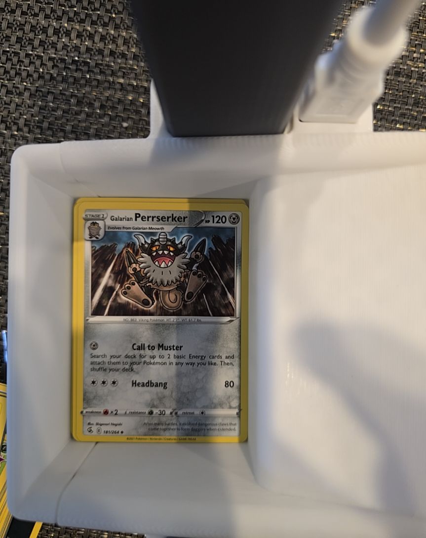 2021 Pokemon Fusion Strike #181 Galarian Perrserker — front