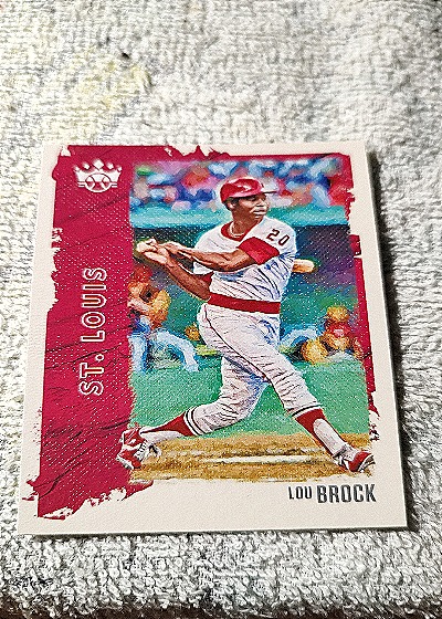 2021 Panini Diamond Kings #26 Lou Brock — front