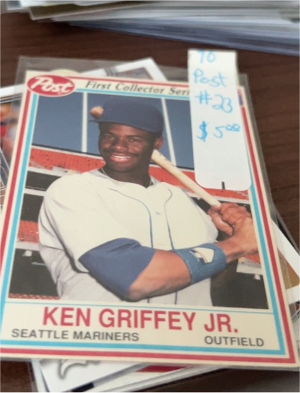 1990 Post #23 Ken Griffey Jr. — front