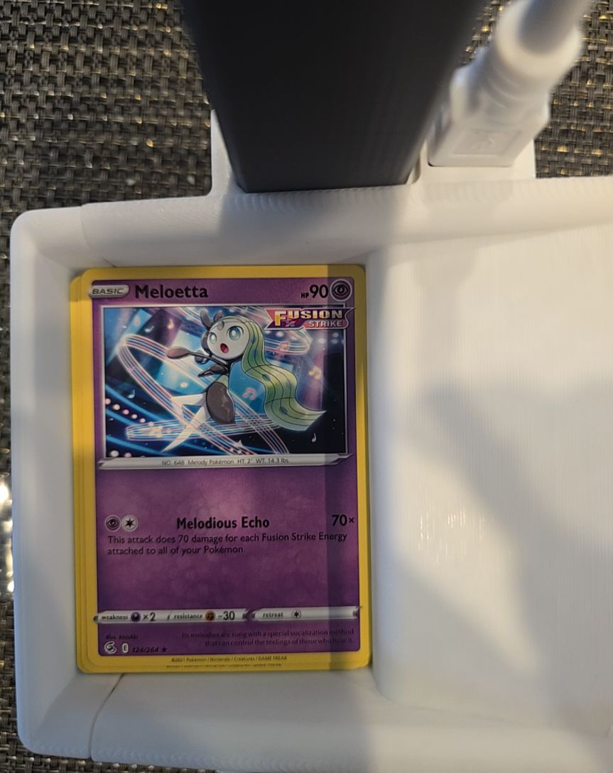 2021 Pokémon Fusion Strike #124 Meloetta — front
