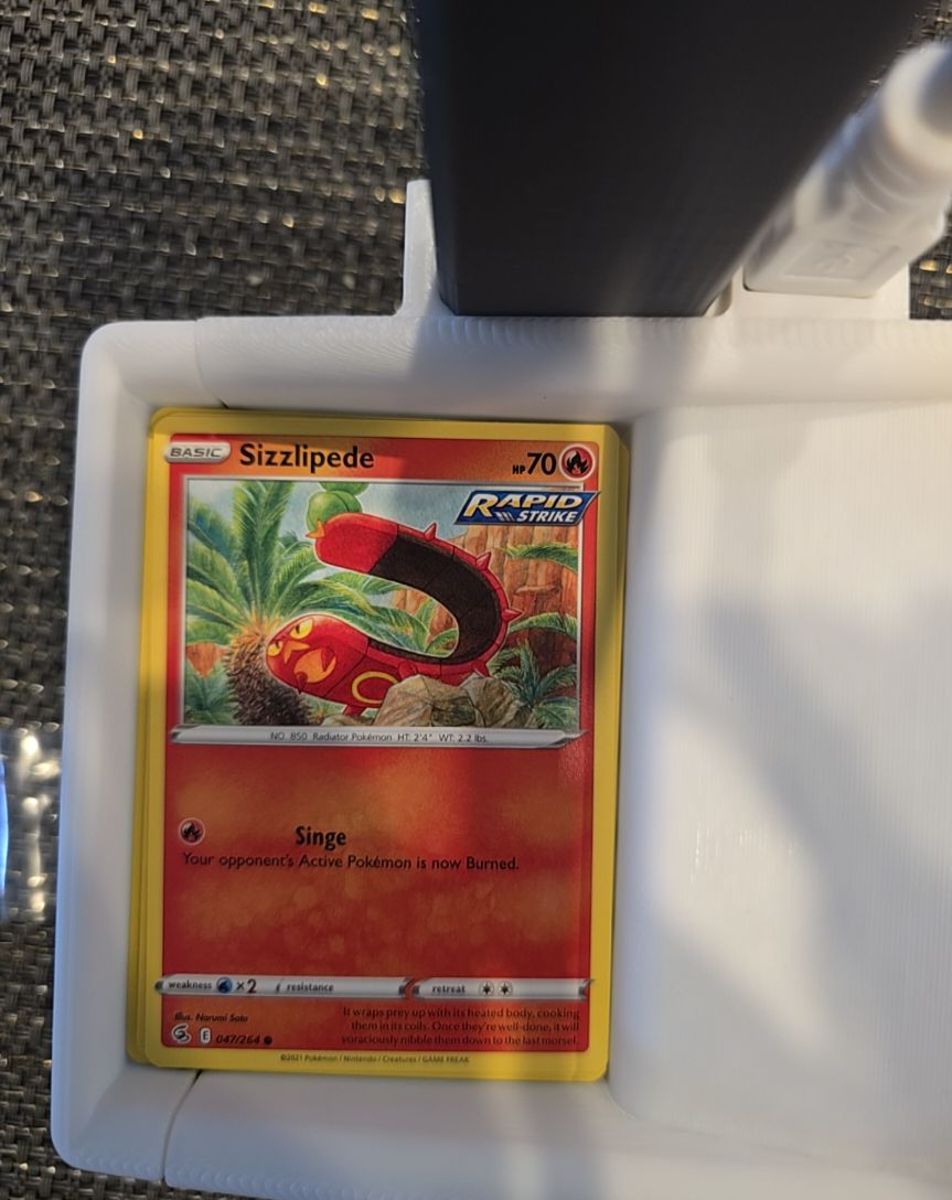 2021 Pokémon Fusion Strike #047 Sizzlipede — front