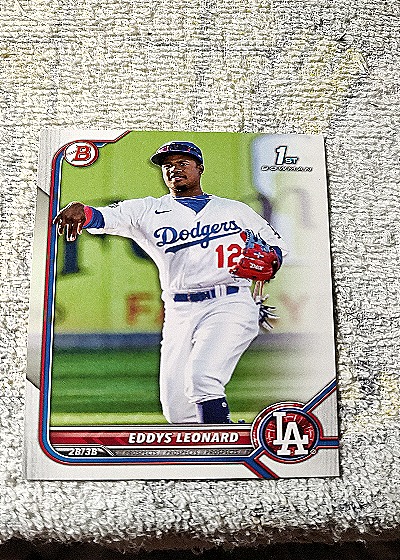 2022 Bowman Prospects #BP-57 Eddys Leonard — front