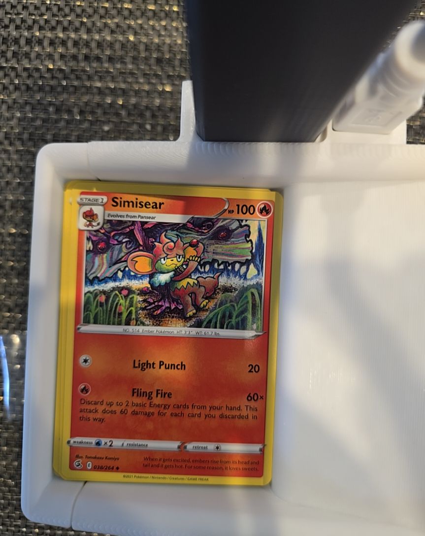 2021 Pokémon Fusion Strike #038 Simisear — front
