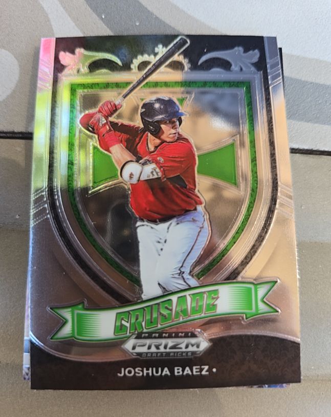 2021 Panini Prizm Draft Picks Crusade #C-JB Joshua Baez — front