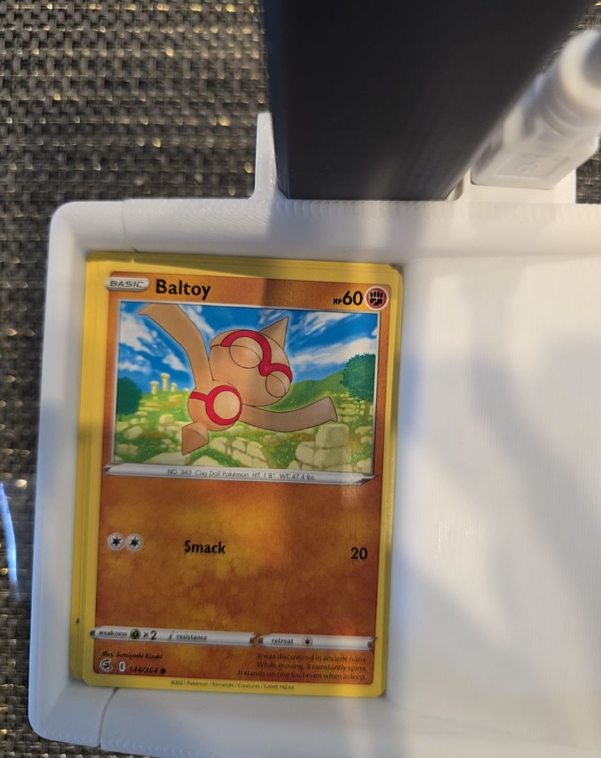 2021 Pokémon Sword & Shield Fusion Strike #144 Baltoy — front