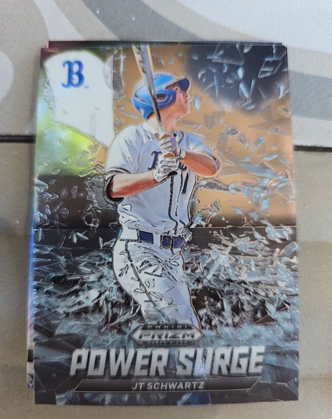 2021 Panini Prizm Draft Picks #PS-JS JT Schwartz Power Surge — front