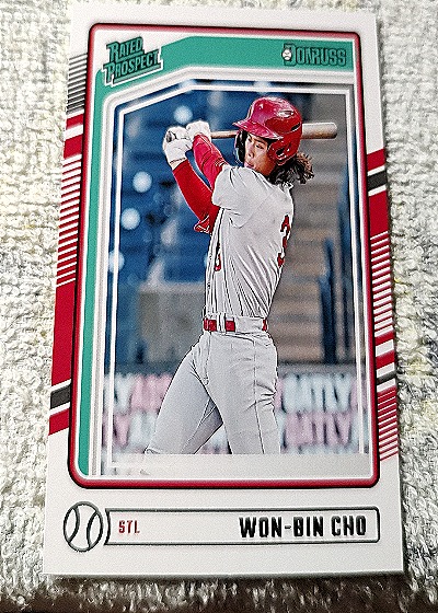 2024 Donruss Rated Prospect #176 Won-Bin Cho — front