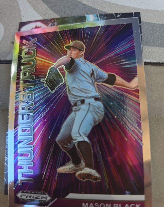 2021 Panini Prizm Draft Picks Thunderstruck #T-MB Mason Black — front