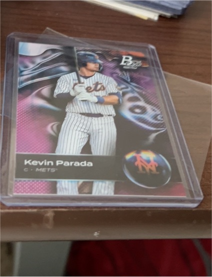 2023 Bowman Platinum Top Prospects #TOP-28 Kevin Parada — front