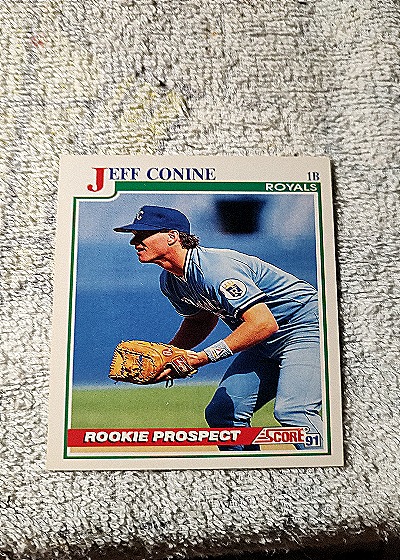 1991 Score #722 Jeff Conine Rookie Card — front