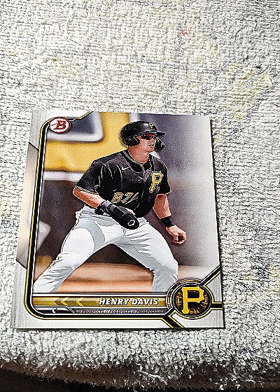 2022 Bowman Draft #BD-7 Henry Davis — front