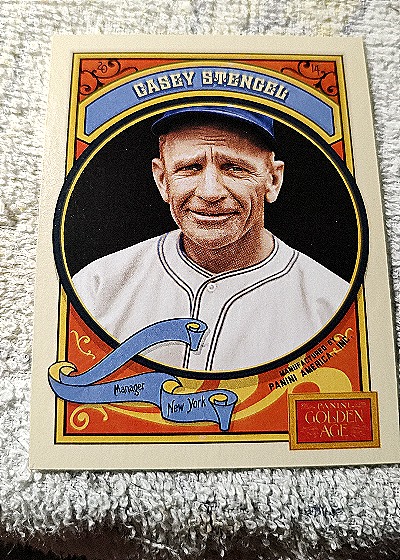 2014 Panini Golden Age #35 Casey Stengel — front