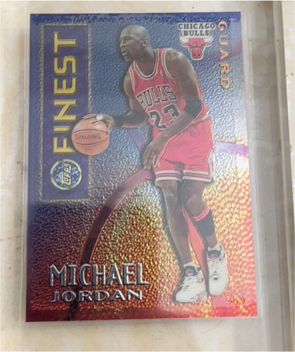 1995-96 Topps Finest Mystery #M1 Michael Jordan — front