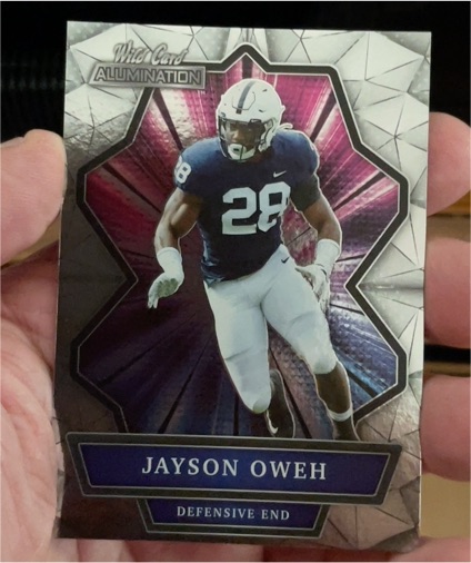 2021 Wild Card Alumination #ABC-31 Jayson Oweh — front
