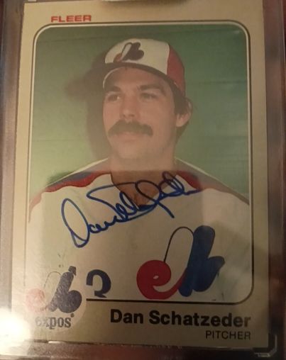 1983 Fleer #296 Dan Schatzeder — front
