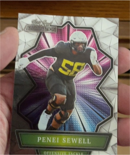 2021 Wild Card Alumination #ABC-16 Penei Sewell — front