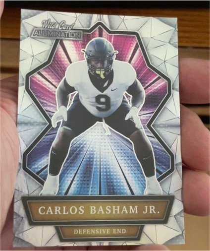 2021 Wild Card Alumination #ABC-44 Carlos Basham Jr. — front