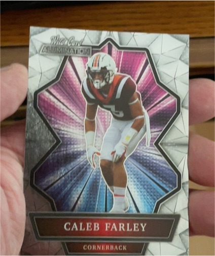 2021 Wild Card Alumination #ABC-15 Caleb Farley — front