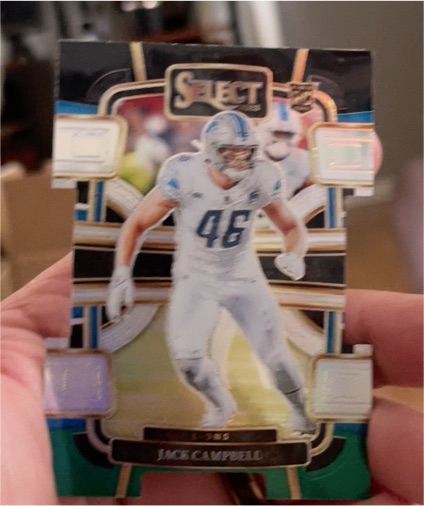 2023 Panini Select #33 Jack Campbell Silver — front