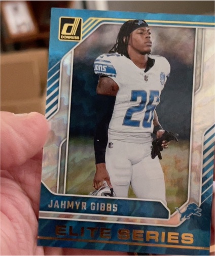 2024 Donruss #23 Jahmyr Gibbs The Elite Series — front