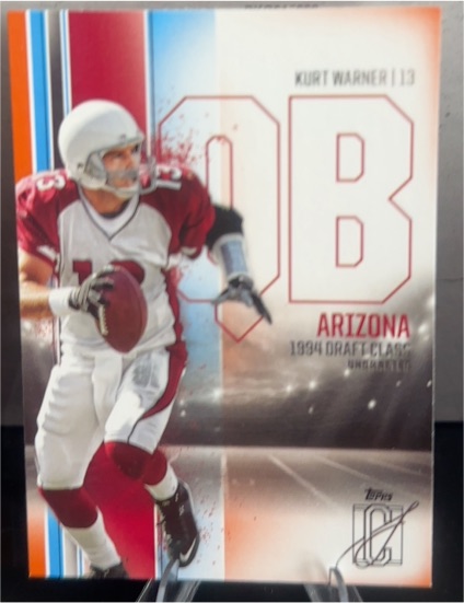2024 Topps Signature Class #1 Kurt Warner — front