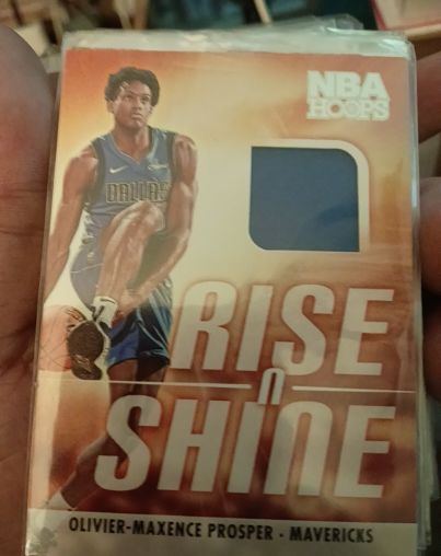 2023-24 Panini NBA Hoops Rise N Shine Memorabilia #RS-OMP Olivier-Maxence Prosper — front