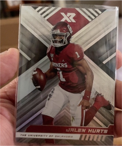 2023 Panini Chronicles Draft Picks XR #1 Jalen Hurts — front