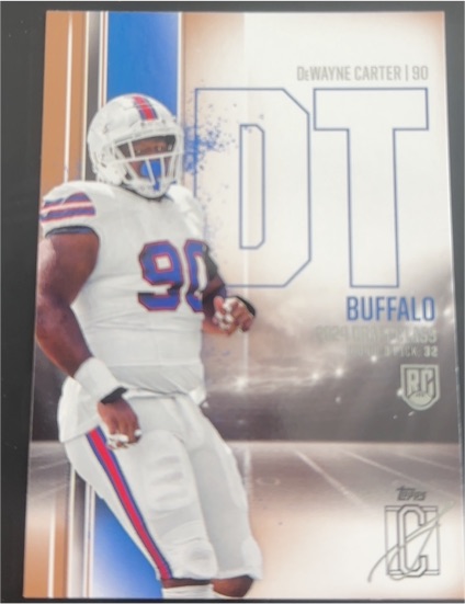 2024 Topps Signature Class #79 DeWayne Carter — front