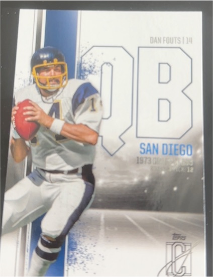 2024 Topps Signature Class #52 Dan Fouts — front
