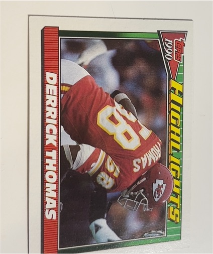 1990 Topps Highlights #3 Derrick Thomas — front