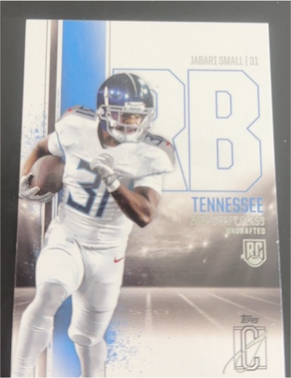 2024 Topps Signature Class #190 Jabari Small — front