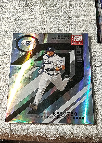 2005 Donruss Elite Turn of the Century #UOM Ryan Klesko — front