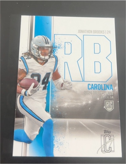 2024 Topps Signature Class #81 Jonathon Brooks — front