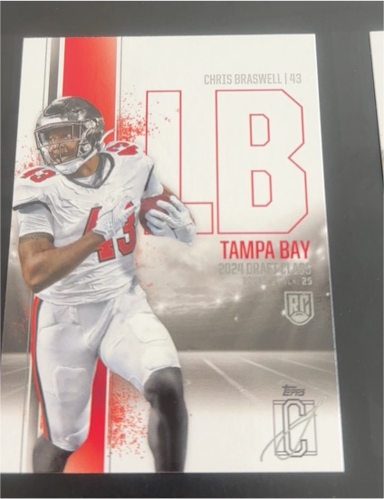 2024 Topps Signature Class #182 Chris Braswell — front