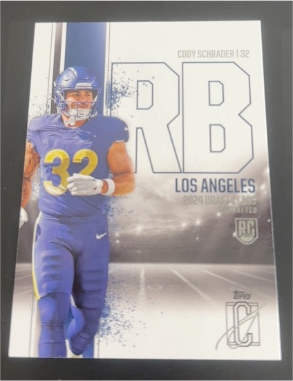 2024 Topps Signature Class #177 Cody Schrader — front