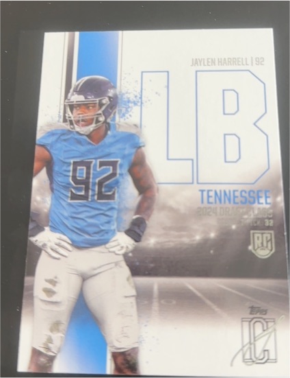 2024 Topps Signature Class #193 Jaylen Harrell — front