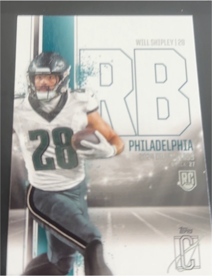 2024 Topps Signature Class #167 Will Shipley — front