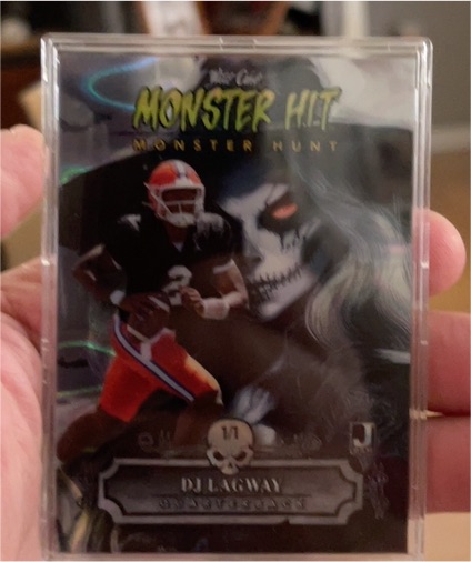 2024 Wild Card Monster Hit 1/1 DJ Lagway — front